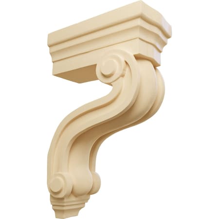 3 3/8W X 6 1/2D X 10 1/2H Los Angeles Hollow Back Corbel, Maple